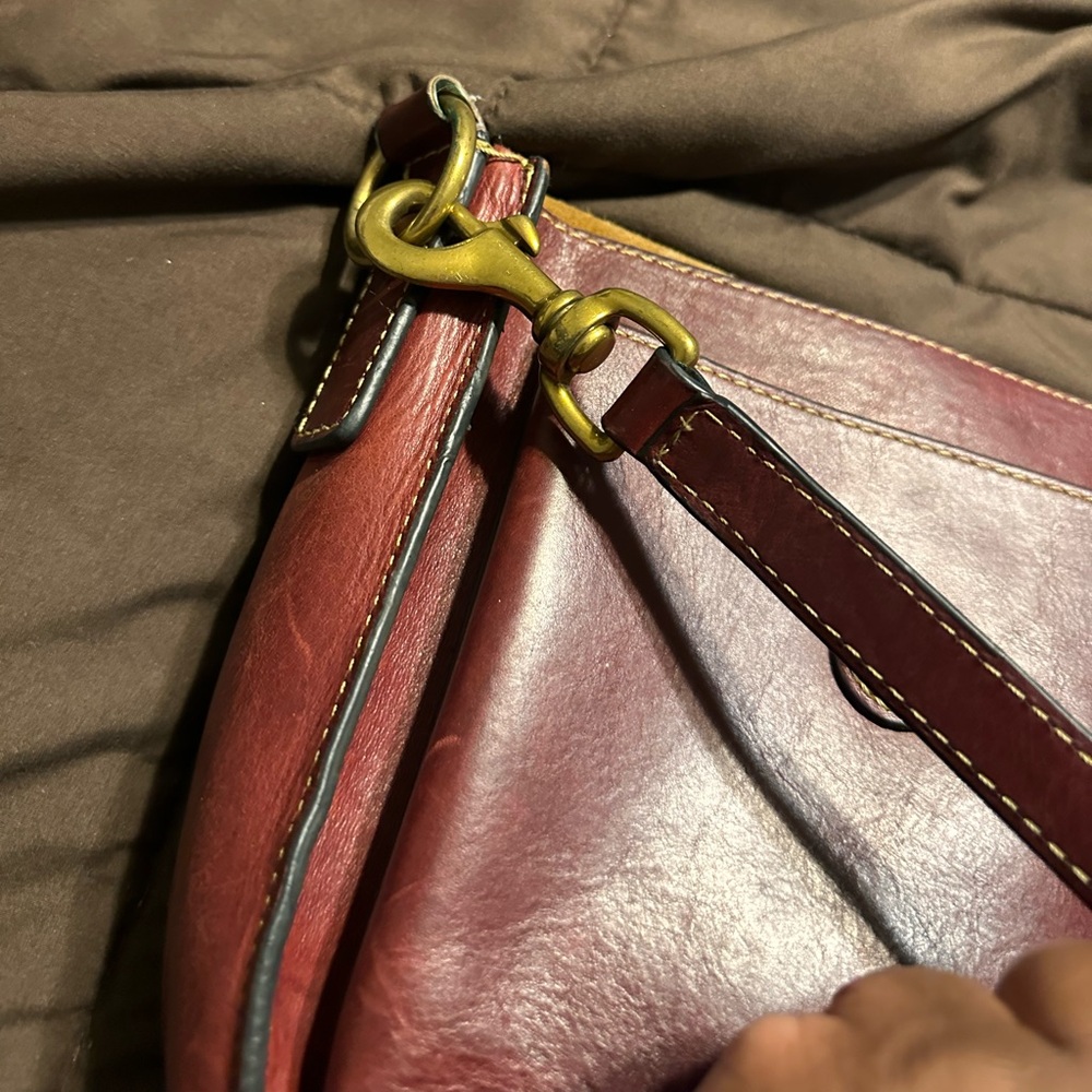 Brown Leather Frye Bag